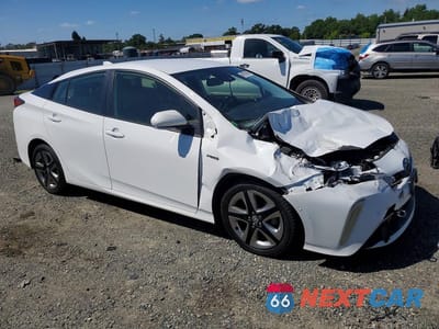Czwarte zdjęcie samochodu z boku: 2022 TOYOTA PRIUS VIN:JTDKAMFU5N3178807 - miniatura