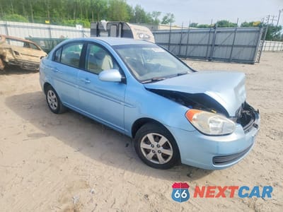 Czwarte zdjęcie samochodu z boku: 2009 HYUNDAI ACCENT GLS VIN:KMHCN46C19U372536 - miniatura