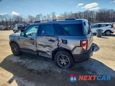 Drugie zdjęcie samochodu z przodu: 2022 FORD BRONCO SPORT BIG BEND VIN:3FMCR9B63NRE07693 - miniatura