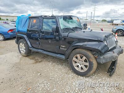 Czwarte zdjęcie samochodu z boku: 2017 JEEP WRANGLER UNLIMITED SAHARA VIN:1C4BJWEG5HL515519 - miniatura