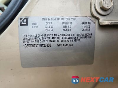 Zdjęcie 12 z 12 samochodu: 2009 CADILLAC STS VIN:1G6DD67V790126138 - miniatura