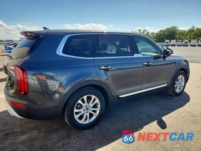 Trzecie zdjęcie samochodu z tyłu: 2022 KIA TELLURIDE LX VIN:5XYP24HC1NG202118 - miniatura