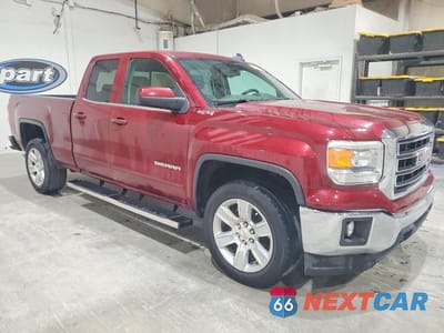 Czwarte zdjęcie samochodu z boku: 2015 GMC SIERRA K1500 SLE VIN:1GTV2UEC8FZ243750 - miniatura