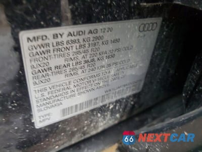 Zdjęcie 12 z 12 samochodu: 2021 AUDI Q7 PREMIUM PLUS VIN:WA1LJAF79MD024276 - miniatura