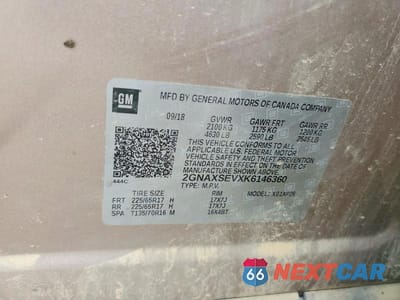 Zdjęcie 13 z 13 samochodu: 2019 CHEVROLET EQUINOX LS VIN:2GNAXSEVXK6146360 - miniatura