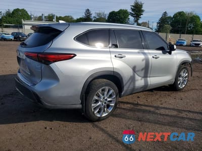 Trzecie zdjęcie samochodu z tyłu: 2020 TOYOTA HIGHLANDER LIMITED VIN:5TDDZRBH2LS045053 - miniatura