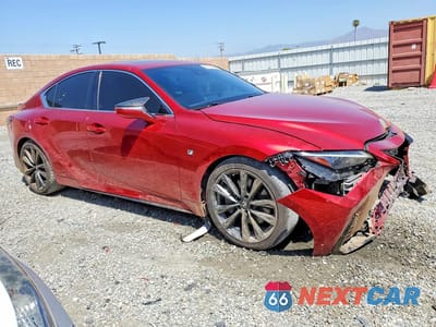 Czwarte zdjęcie samochodu z boku: 2021 LEXUS IS 350 F SPORT VIN:JTHGZ1B25M5042907 - miniatura