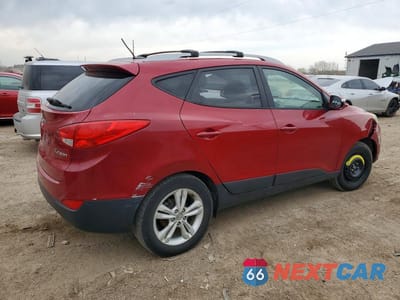 Trzecie zdjęcie samochodu z tyłu: 2012 HYUNDAI TUCSON GLS VIN:KM8JU3ACXCU443154 - miniatura