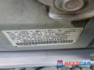 Zdjęcie 12 z 12 samochodu: 2002 ACURA 3.2TL VIN:19UUA56622A014827 - miniatura