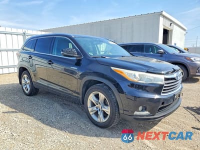Czwarte zdjęcie samochodu z boku: 2015 TOYOTA HIGHLANDER HYBRID LIMITED VIN:5TDDCRFH0FS011354 - miniatura