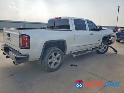 Trzecie zdjęcie samochodu z tyłu: 2018 GMC SIERRA K1500 SLT VIN:3GTU2NEC8JG273101 - miniatura