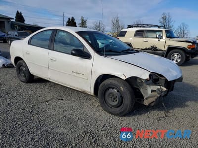 Czwarte zdjęcie samochodu z boku: 2001 DODGE NEON SE VIN:1B3ES46C41D209813 - miniatura