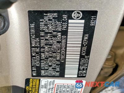 Zdjęcie 12 z 12 samochodu: 2004 TOYOTA CAMRY LE VIN:4T1BE32K94U899610 - miniatura