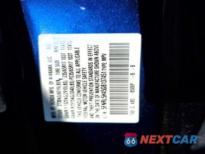Zdjęcie 14 z 14 samochodu: 2016 HONDA ODYSSEY EX VIN:5FNRL5H45GB137451 - miniatura