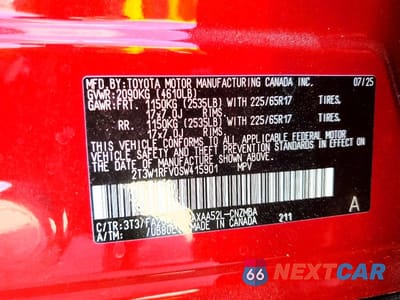 Zdjęcie 14 z 14 samochodu: 2025 TOYOTA RAV4 XLE VIN:2T3W1RFV0SW415901 - miniatura