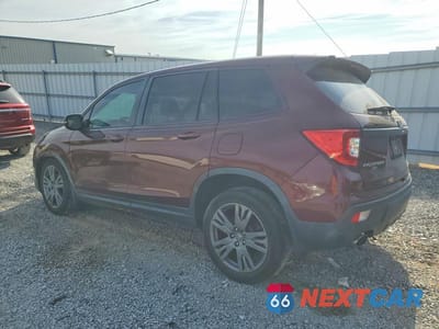Drugie zdjęcie samochodu z przodu: 2019 HONDA PASSPORT EXL VIN:5FNYF7H55KB006214 - miniatura