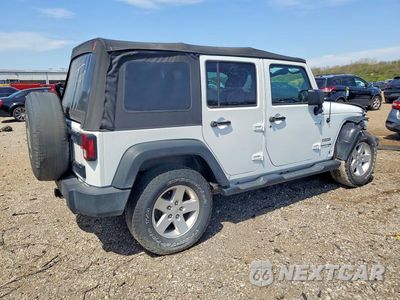 Trzecie zdjęcie samochodu z tyłu: 2018 JEEP WRANGLER UNLIMITED SPORT VIN:1C4BJWDG0JL895876 - miniatura