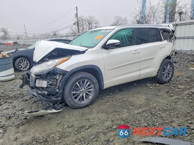 2017 TOYOTA HIGHLANDER XLE 5TDJZRFH4HS431266 - główne zdjęcie licytacji z USA - miniatura