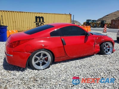Trzecie zdjęcie samochodu z tyłu: 2008 NISSAN 350Z COUPE VIN:JN1BZ34D88M704869 - miniatura