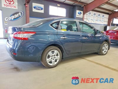 Trzecie zdjęcie samochodu z tyłu: 2013 NISS SENTRA S VIN:3N1AB7AP8DL621405 - miniatura