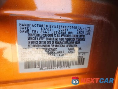 Zdjęcie 12 z 12 samochodu: 2024 NISSAN SENTRA SR VIN:3N1AB8DV0RY235992 - miniatura