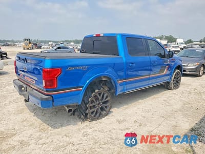 Trzecie zdjęcie samochodu z tyłu: 2019 FORD F150 SUPERCREW VIN:1FTEW1E5XKFA23221 - miniatura