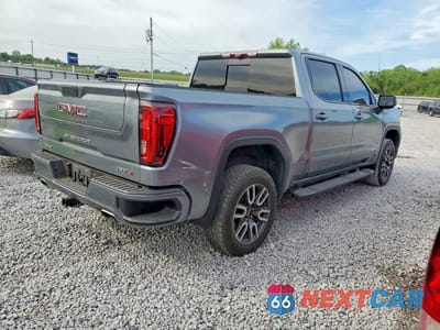 Trzecie zdjęcie samochodu z tyłu: 2020 GMC SIERRA K1500 AT4 VIN:3GTP9EEL0LG156978 - miniatura