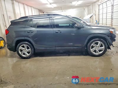 Trzecie zdjęcie samochodu z tyłu: 2018 GMC TERRAIN SLE VIN:3GKALMEV3JL293246 - miniatura