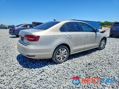 Trzecie zdjęcie samochodu z tyłu: 2016 VOLKSWAGEN JETTA SE VIN:3VWD67AJ6GM332013 - miniatura