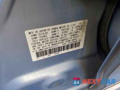 Zdjęcie 13 z 13 samochodu: 2010 HONDA FIT SPORT VIN:JHMGE8H45AC037372 - miniatura