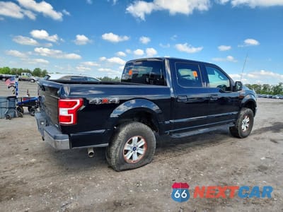Trzecie zdjęcie samochodu z tyłu: 2018 FORD F150 SUPERCREW VIN:1FTEW1EG0JFB52651 - miniatura