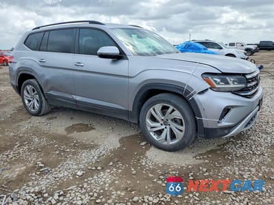 Czwarte zdjęcie samochodu z boku: 2021 VOLKSWAGEN ATLAS SE 3.6L V6 W/TECHNOLOGY VIN:1V2WR2CA2MC555910 - miniatura