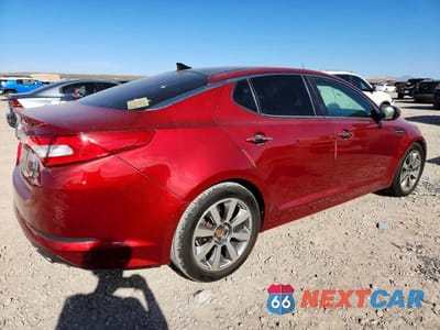 Trzecie zdjęcie samochodu z tyłu: 2013 KIA OPTIMA SX VIN:5XXGR4A69DG110466 - miniatura
