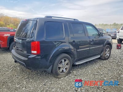 Trzecie zdjęcie samochodu z tyłu: 2010 HONDA PILOT TOURING VIN:5FNYF4H84AB030673 - miniatura