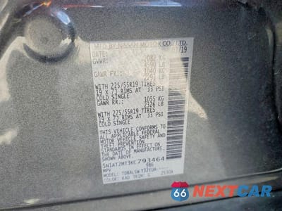 Zdjęcie 13 z 13 samochodu: 2019 NISSAN ROGUE SL VIN:5N1AT2MT3KC793464 - miniatura