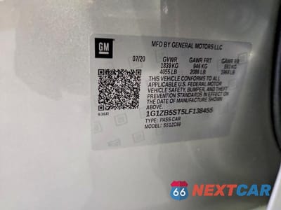 Zdjęcie 12 z 12 samochodu: 2020 CHEVROLET MALIBU LS VIN:1G1ZB5ST5LF138455 - miniatura