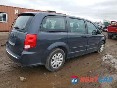 Trzecie zdjęcie samochodu z tyłu: 2014 DODGE GRAND CARAVAN SE VIN:2C4RDGBG0ER407585 - miniatura