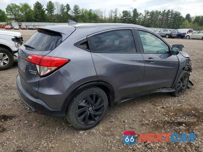 Trzecie zdjęcie samochodu z tyłu: 2022 HONDA HR-V SPORT VIN:3CZRU6H11NM710552 - miniatura
