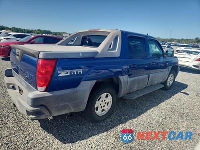 Trzecie zdjęcie samochodu z tyłu: 2003 CHEVROLET AVALANCHE C1500 VIN:3GNEC13T73G120491 - miniatura