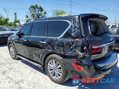 Drugie zdjęcie samochodu z przodu: 2019 INFINITI QX80 LUXE VIN:JN8AZ2NF8K9685466 - miniatura