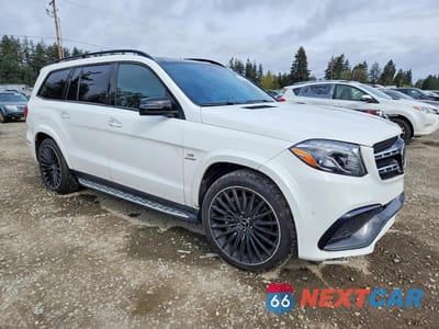Czwarte zdjęcie samochodu z boku: 2018 MERCEDES-BENZ GLS 63 AMG 4MATIC VIN:4JGDF7FE2JB127491 - miniatura