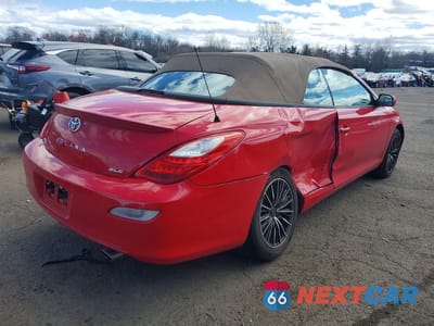 Trzecie zdjęcie samochodu z tyłu: 2008 TOYOTA CAMRY SOLARA SLE V6 VIN:4T1FA38P38U149514 - miniatura