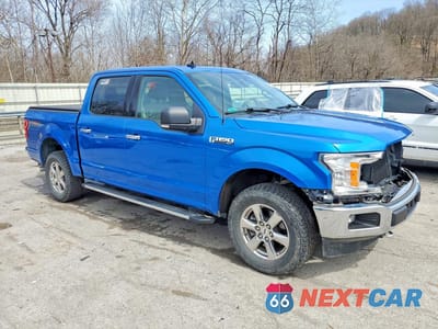 Czwarte zdjęcie samochodu z boku: 2019 FORD F150 SUPERCREW VIN:1FTEW1E49KFA11018 - miniatura