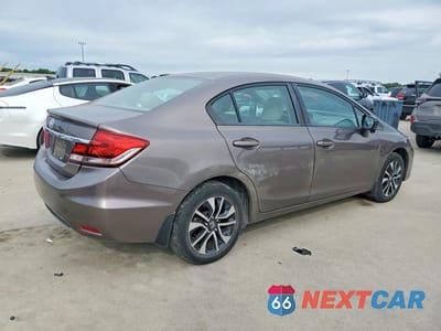 Trzecie zdjęcie samochodu z tyłu: 2015 HONDA CIVIC EX VIN:19XFB2F85FE034190 - miniatura