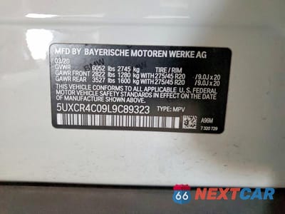 Zdjęcie 12 z 12 samochodu: 2020 BMW X5 SDRIVE 40I VIN:5UXCR4C09L9C89323 - miniatura