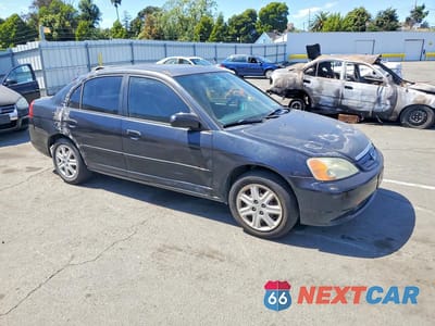 Czwarte zdjęcie samochodu z boku: 2003 HONDA CIVIC EX VIN:2HGES26763H509740 - miniatura