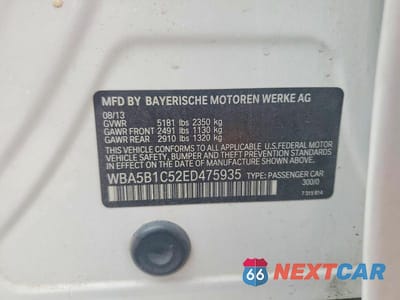 Zdjęcie 13 z 13 samochodu: 2014 BMW 535 I VIN:WBA5B1C52ED475935 - miniatura