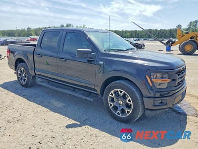Czwarte zdjęcie samochodu z boku: 2024 FORD F150 STX VIN:1FTEW2KP5RKF19069 - miniatura