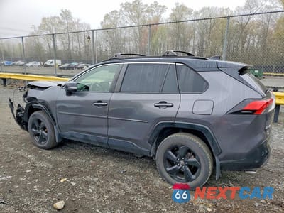 Drugie zdjęcie samochodu z przodu: 2019 TOYOTA RAV4 HYBRID XSE VIN:JTMEWRFV1KJ005247 - miniatura