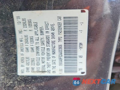 Zdjęcie 12 z 12 samochodu: 2010 ACURA TL VIN:19UUA9F52AA003906 - miniatura